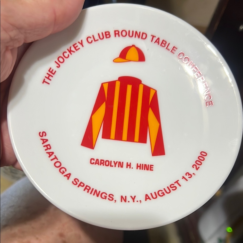Jockey Club Round Table Commemorative Plate 1996